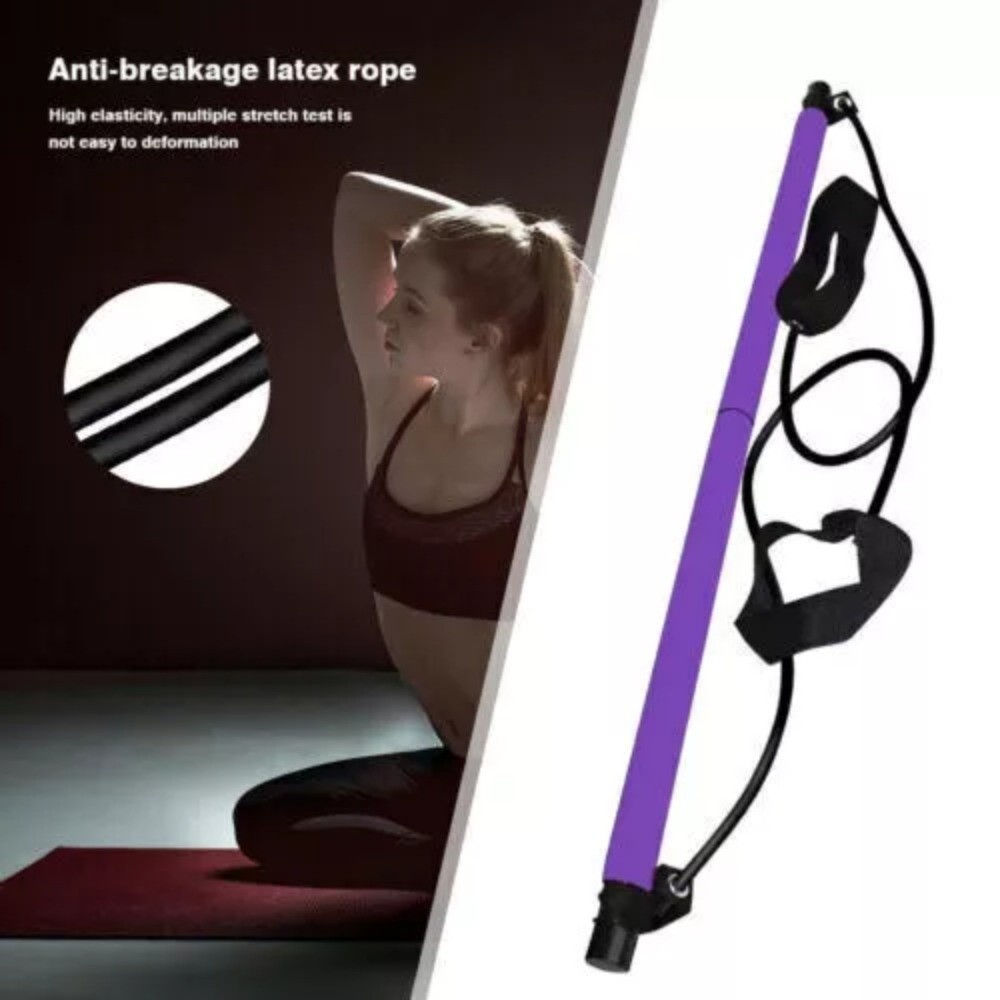 Pilates Yoga Barı - Elasticity Pilates Bar Rod-shaped Yoga Equipment