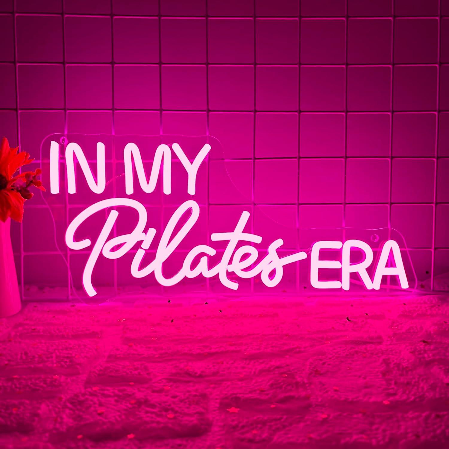 Pilates Yoga Room - In My Pilates Era Neon Sign