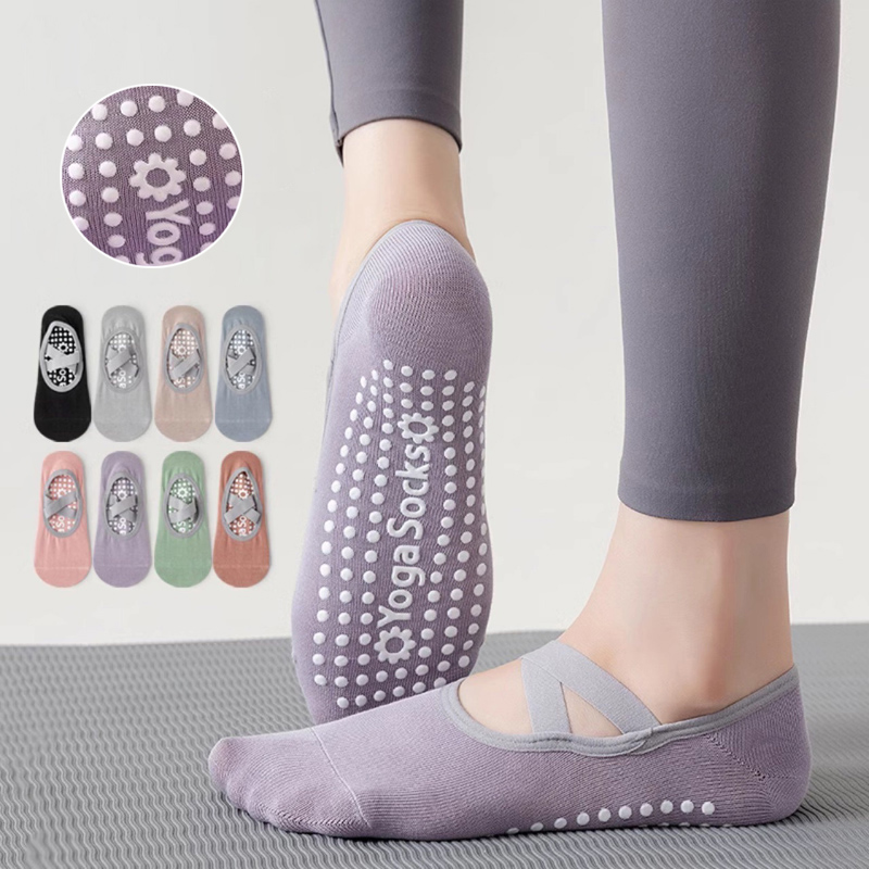 Pilates Yoga Ballet - Breathable Towel Bottom Yoga Socks Women