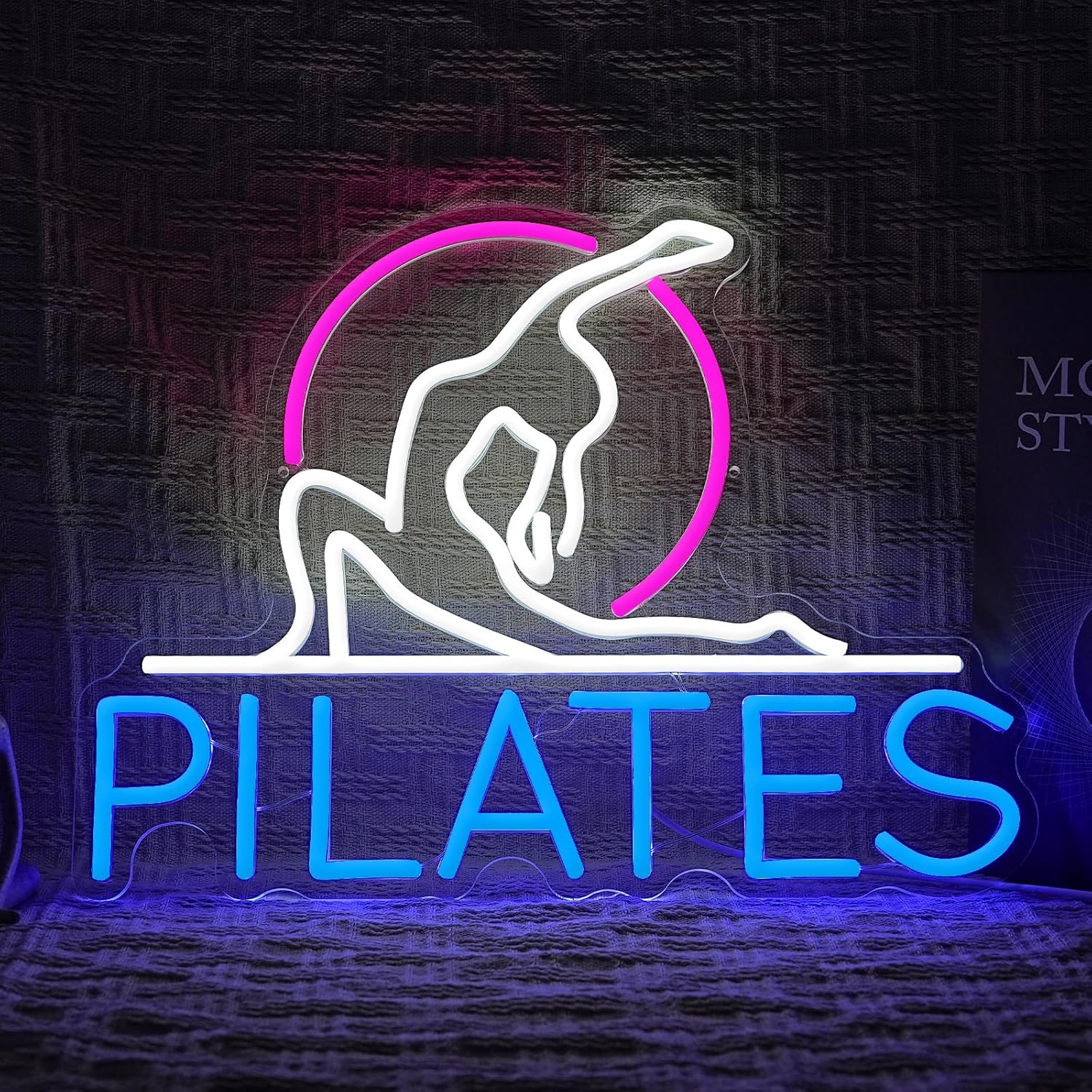 Pilates Yoga Room - Pilates Neon Sign Yoga Studio Neon