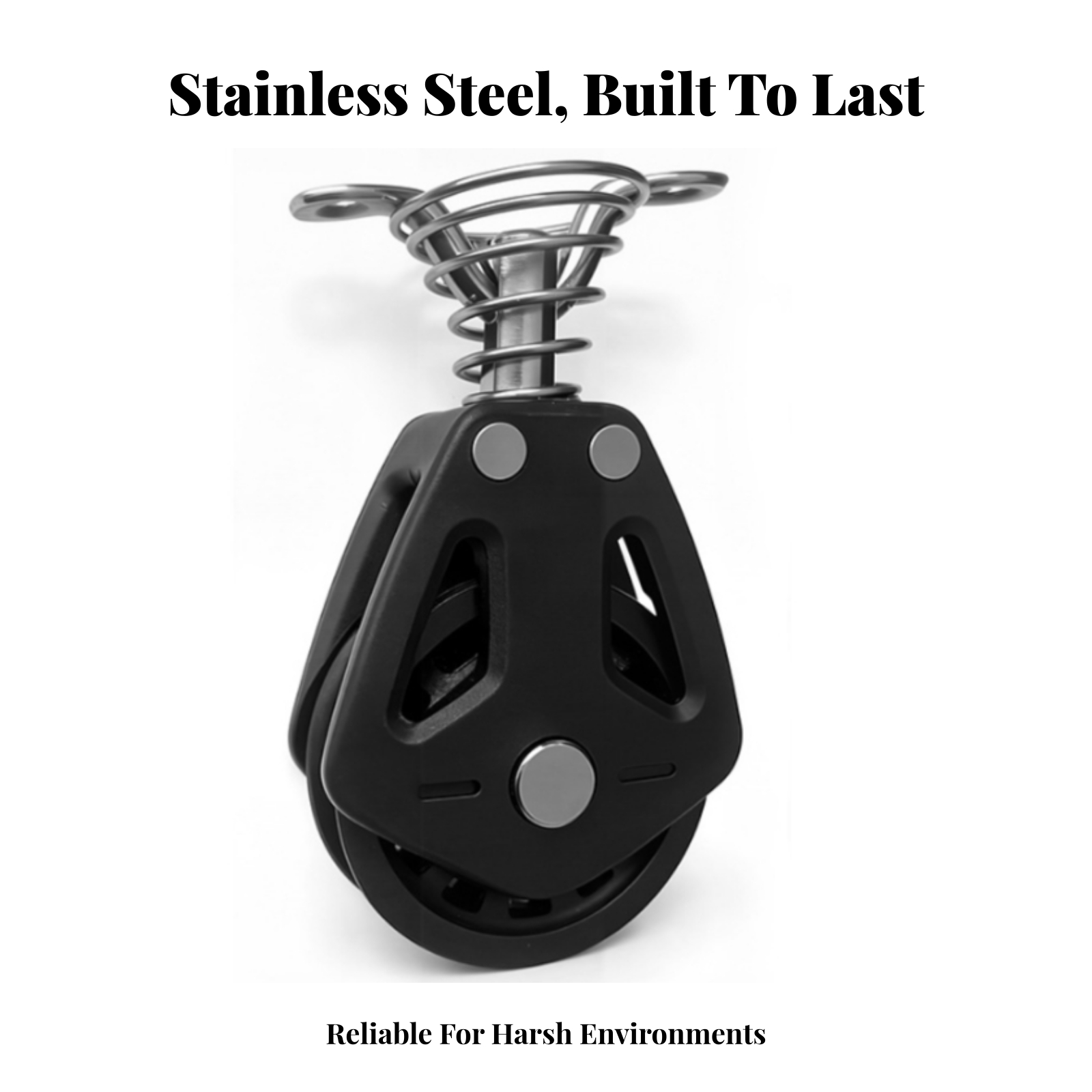 Pilates & Yoga Unleashed Studio - Compact Stainless Steel Pilates Pulley Part