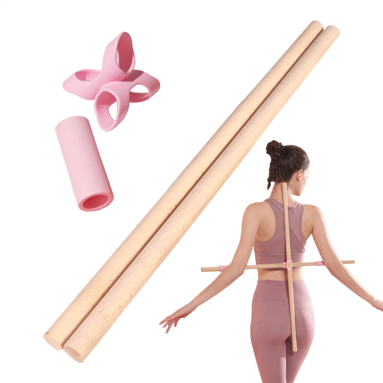 Pilates Yoga Barı - Yoga Stick 2 Pieces Pilates Stretching