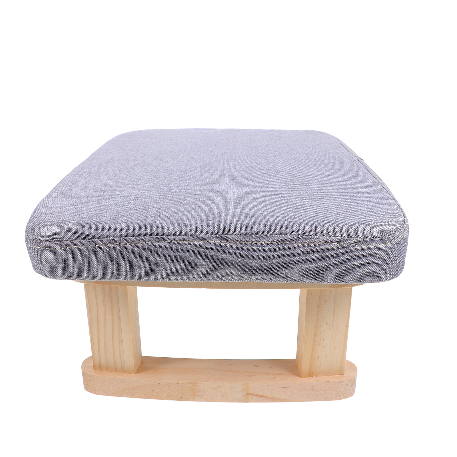 Pilates Yoga Room - Versatile Fabric Covered Wooden Yoga Stool