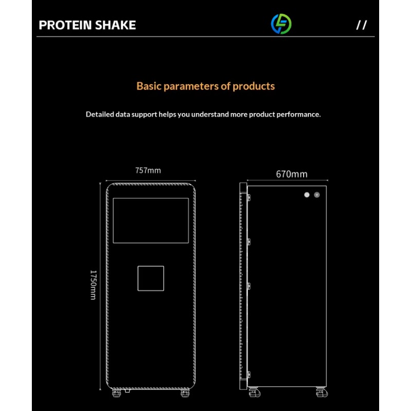 Protein Shake Vending Machine  - огляд і ціна Pilates Yoga Room