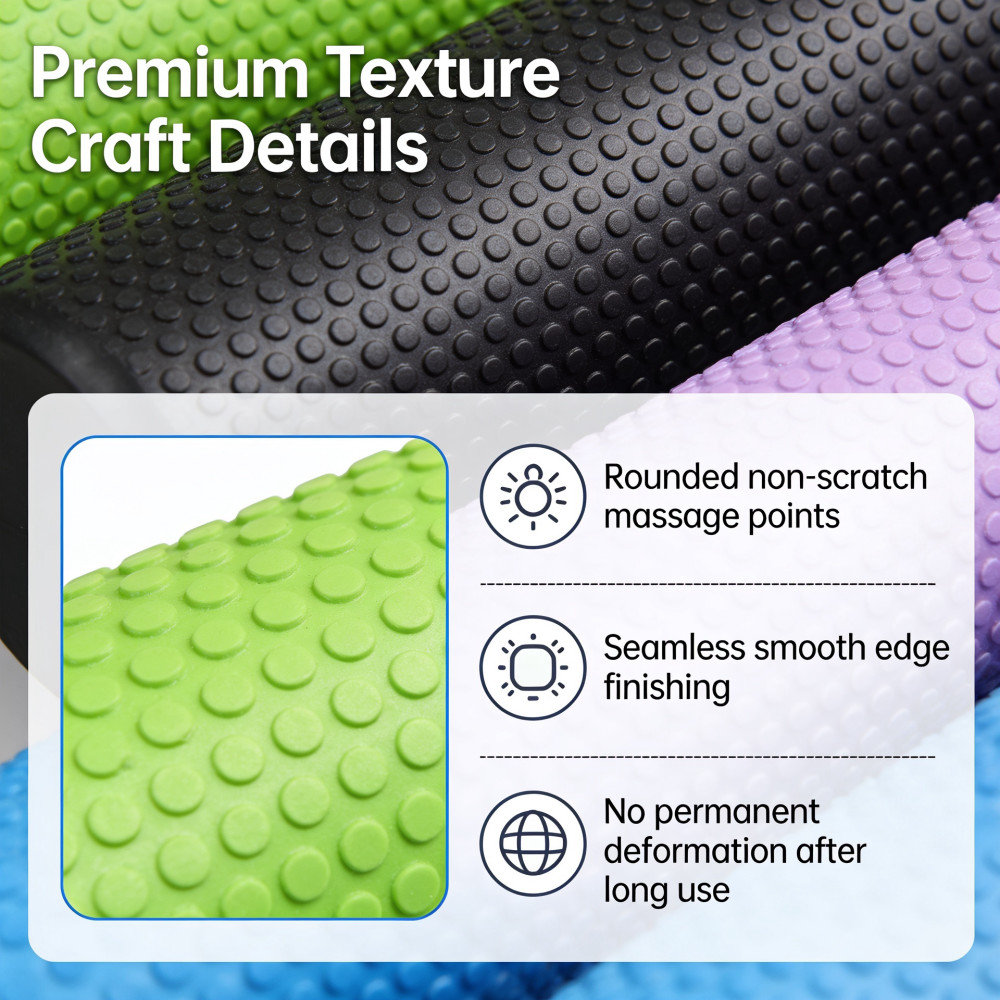 Yoga Roller Round EVA Foam Cyl - огляд і ціна Pilates Yoga Exercises