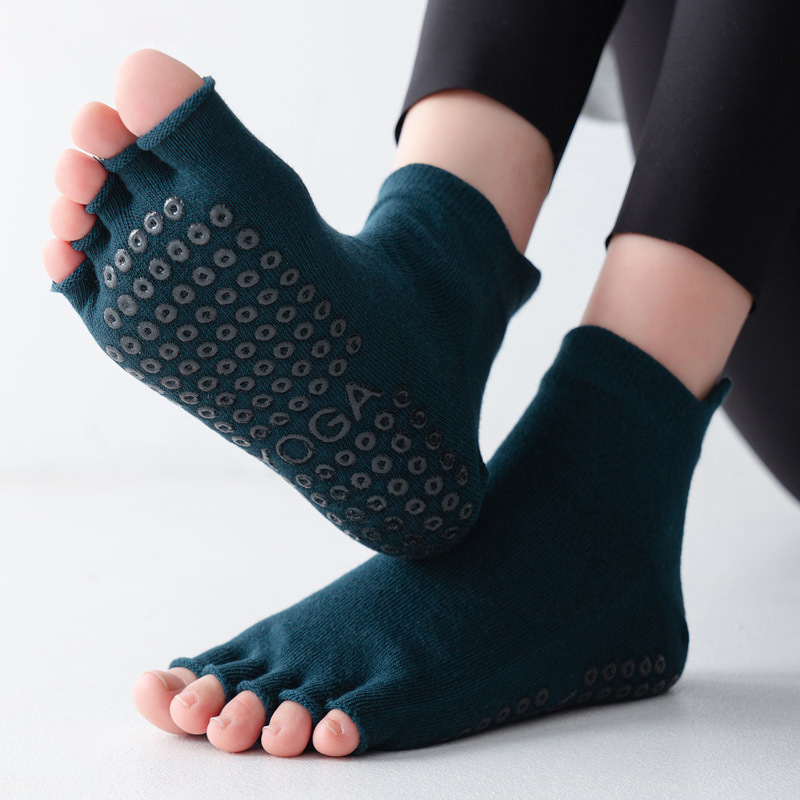 Yoga Socks Half Toe Anti-Slip  - огляд і ціна Pilates Yoga Ballet