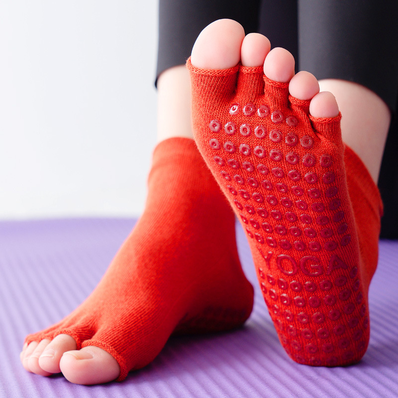 Yoga Socks Half Toe Anti-Slip  - огляд і ціна Pilates Yoga Ballet