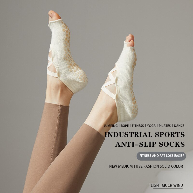 Ladies Yoga Socks Non Slip Gri - огляд і ціна Pilates Yoga Ballet