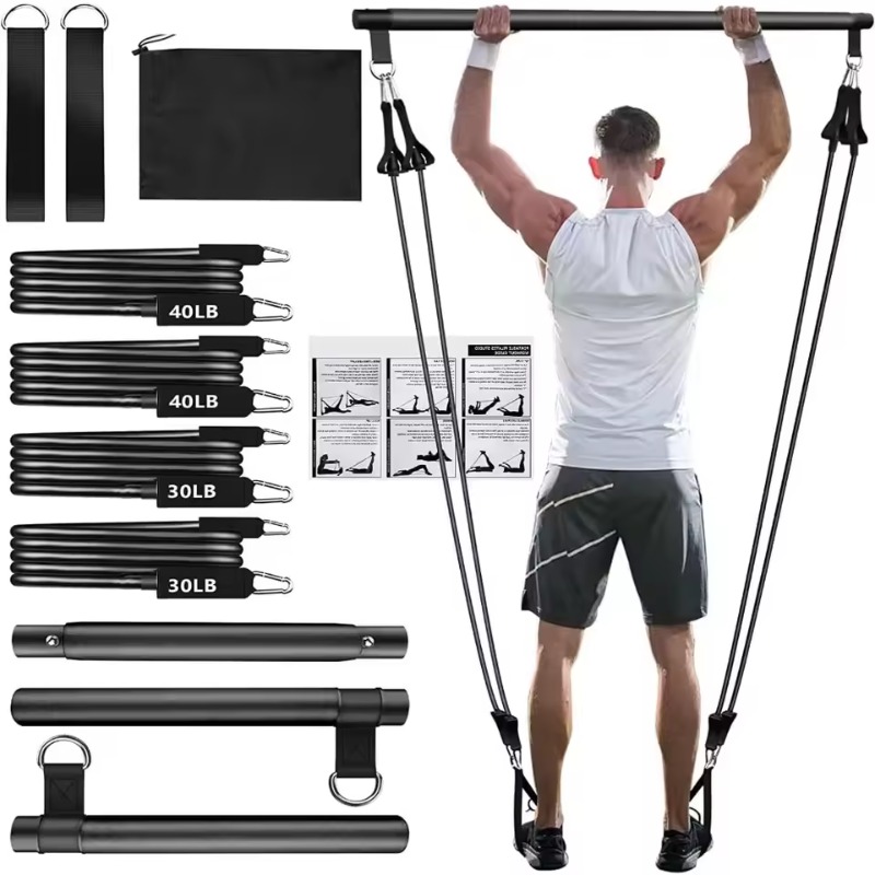 Pilates Bar Kit with Resistanc - огляд і ціна Pilates Yoga Barı