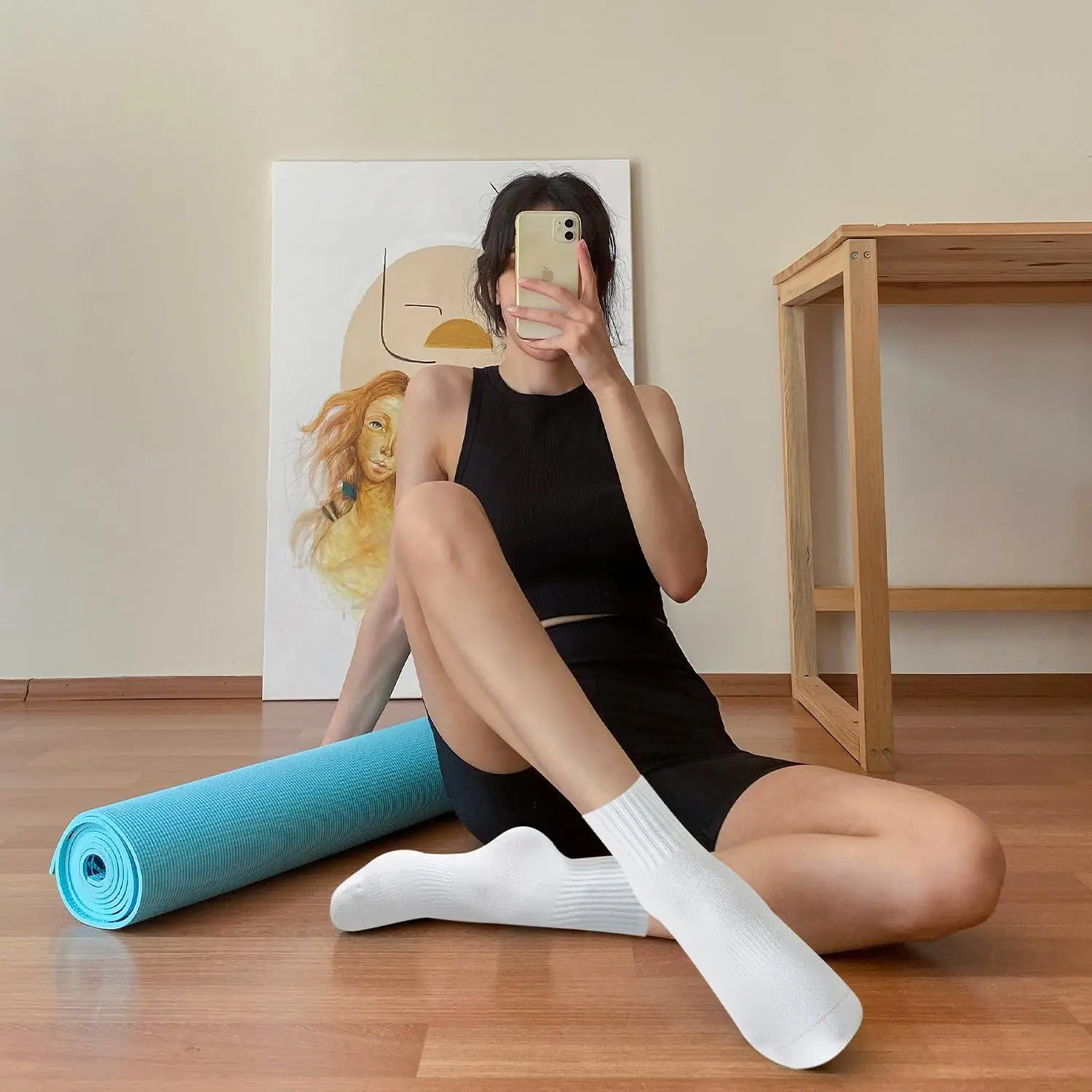 4 pairs of women's yoga socks, - огляд і ціна Pilates & Yoga Vida
