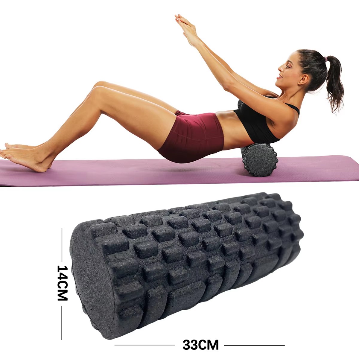 30/33cm Fitness Foam Roller Yo - огляд і ціна Home Pilates Yoga
