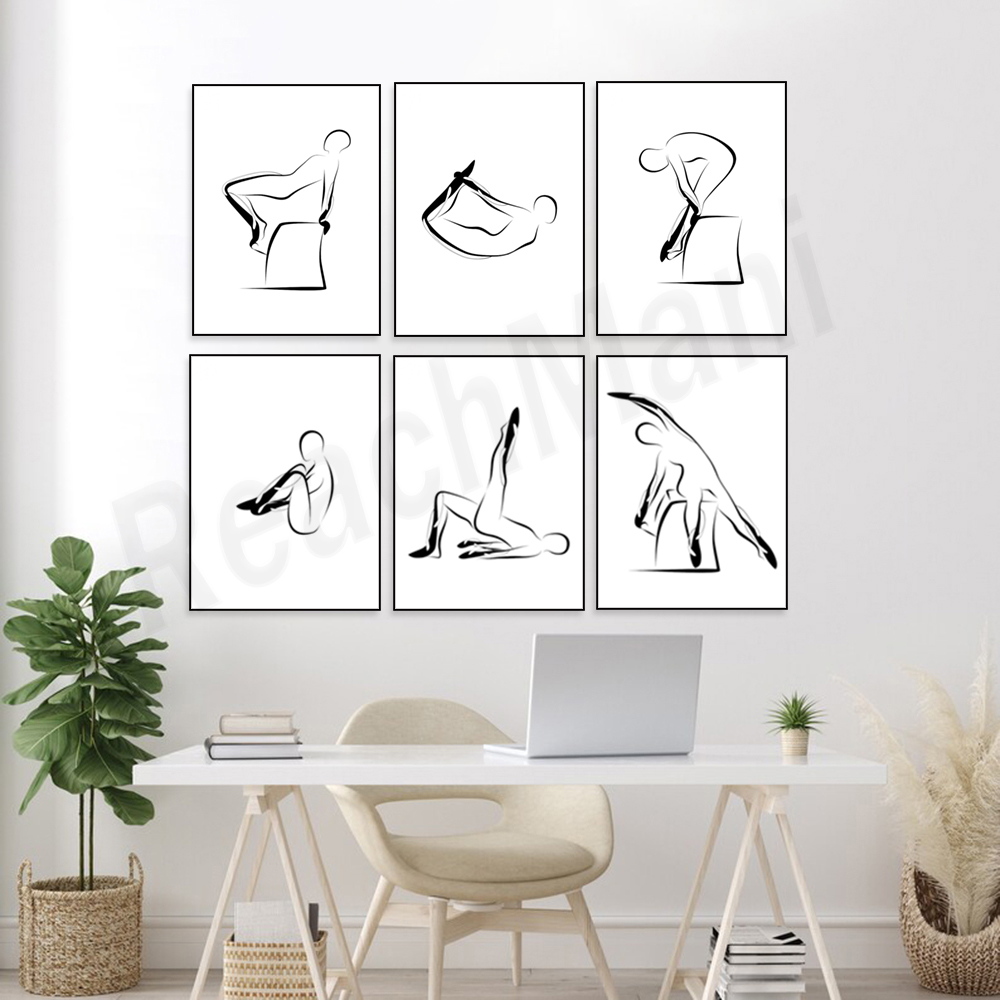 Pilates posters, Pilates push- - огляд і ціна Pilates Yoga Room