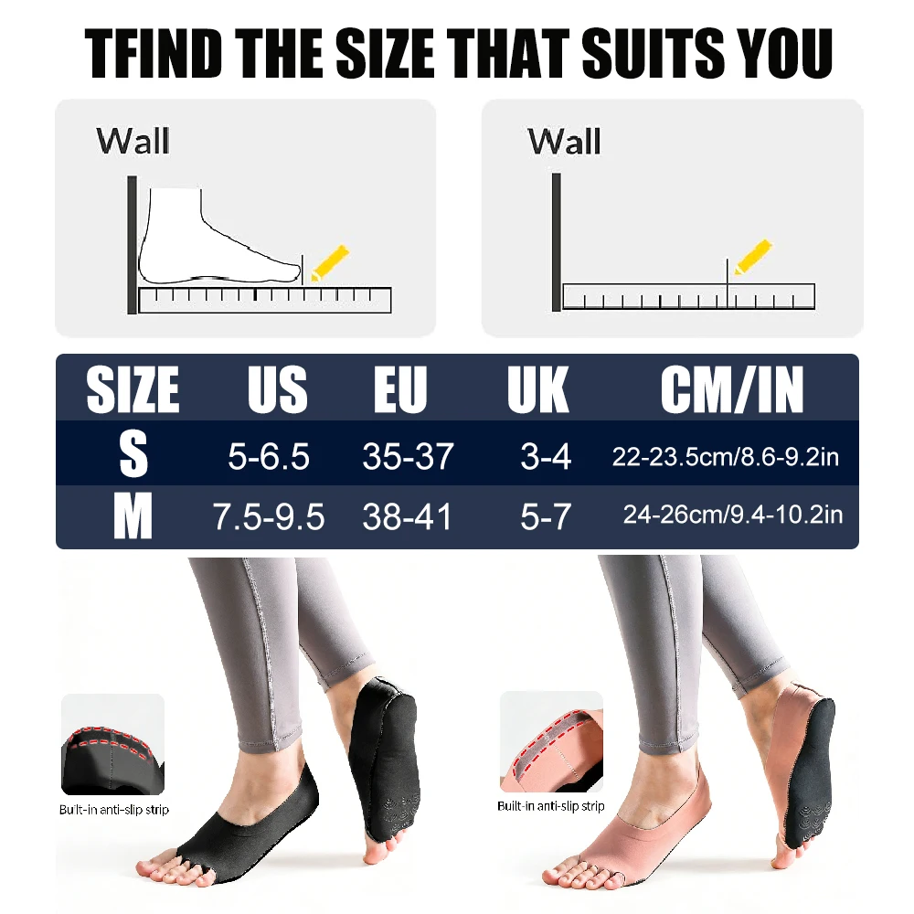 1Pair Toeless Yoga Socks for W - огляд і ціна Pilates Yoga Ballet