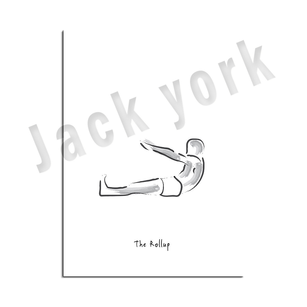 Pilates exercise black and whi - огляд і ціна Pilates Yoga Gifts