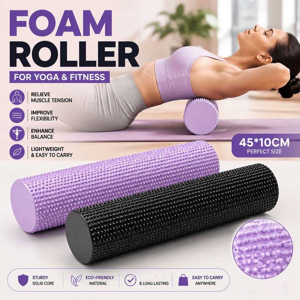 Yoga Foam Roller EVA High Dens - огляд і ціна Pilates Yoga Exercises
