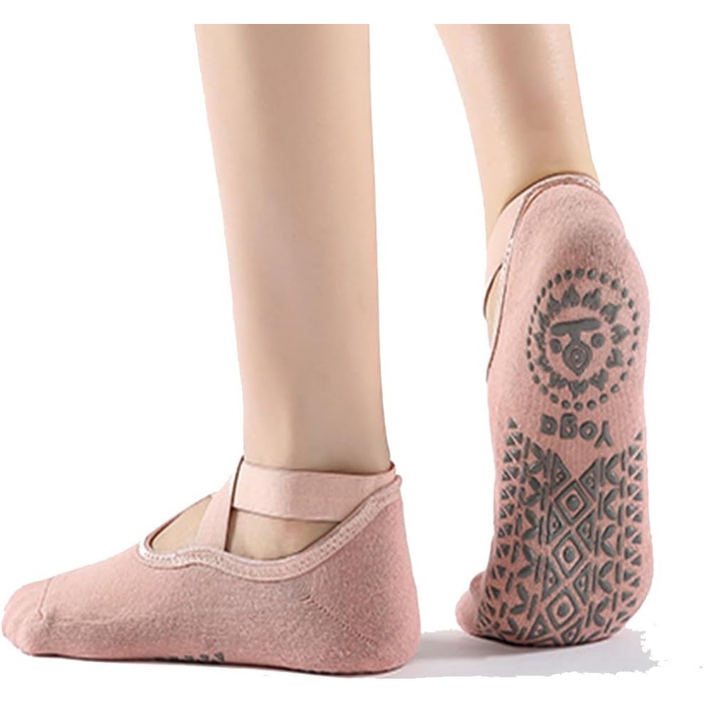 Yoga Socks with Anti-Slip Grip - огляд і ціна Pilates Yoga Ballet