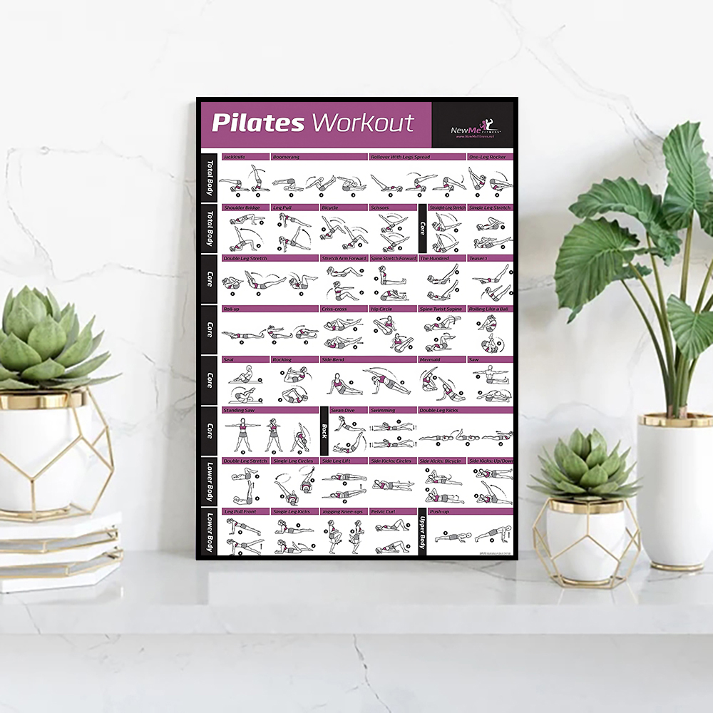 Pilates Training Chart Canvas  - огляд і ціна Pilates Yoga Gifts