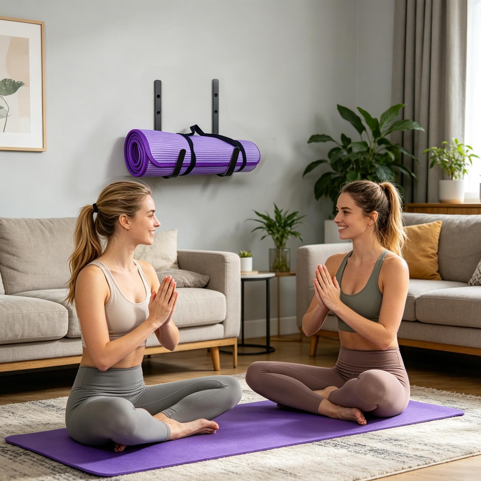 Yoga Mat Wall Mount Foam Rolle - огляд і ціна Pilates Yoga Room