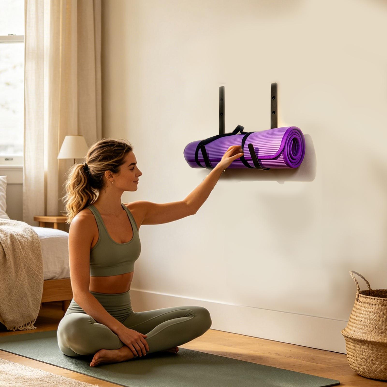Yoga Mat Wall Mount Foam Rolle - огляд і ціна Pilates Yoga Room