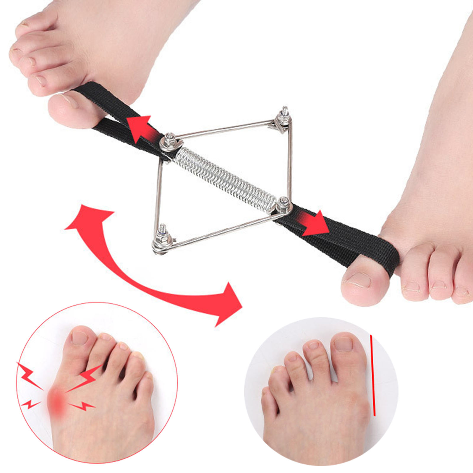 Bunion Corrector Nylon Steel S - огляд і ціна Pilates Yoga Wellness