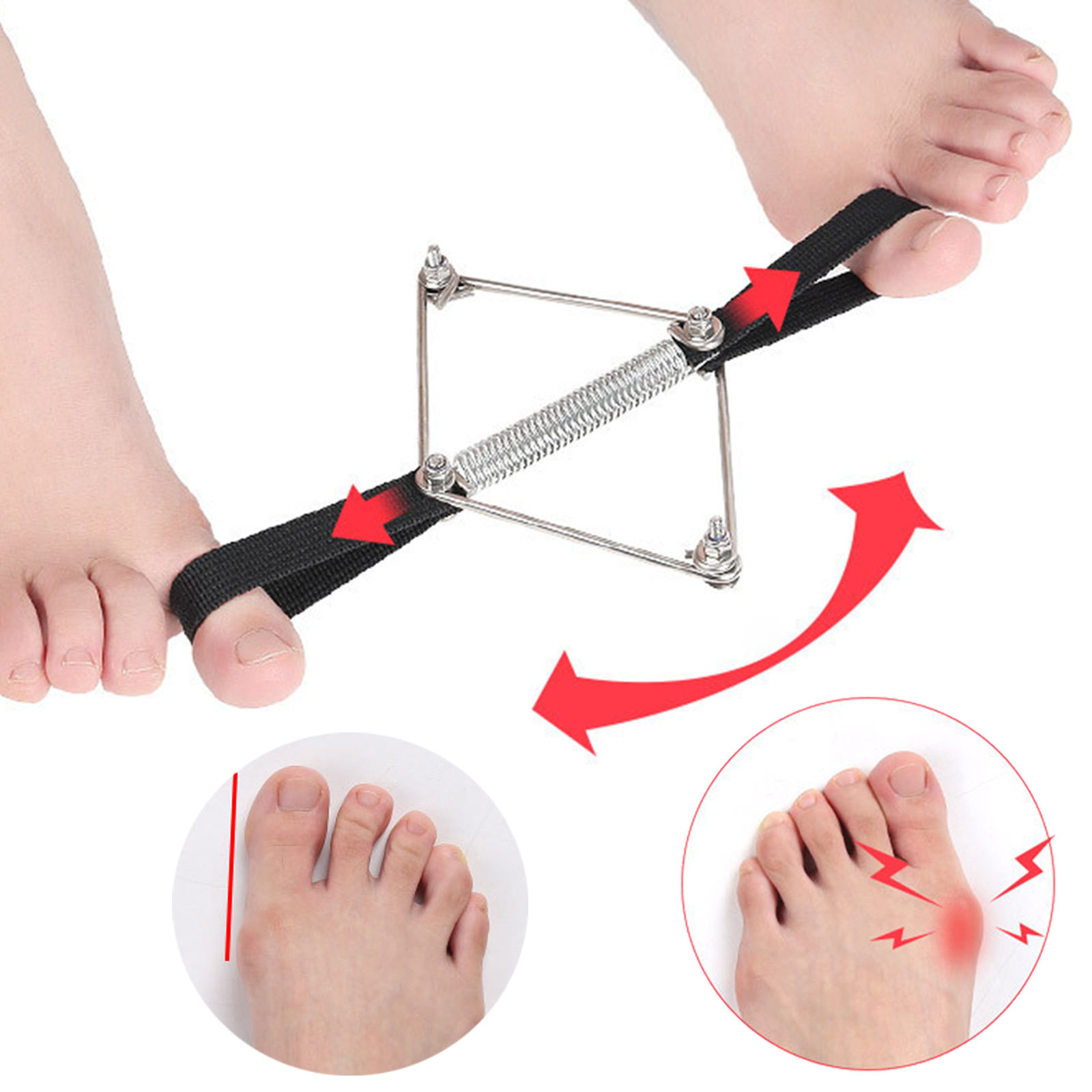 Bunion Corrector Nylon Steel S - огляд і ціна Pilates Yoga Wellness